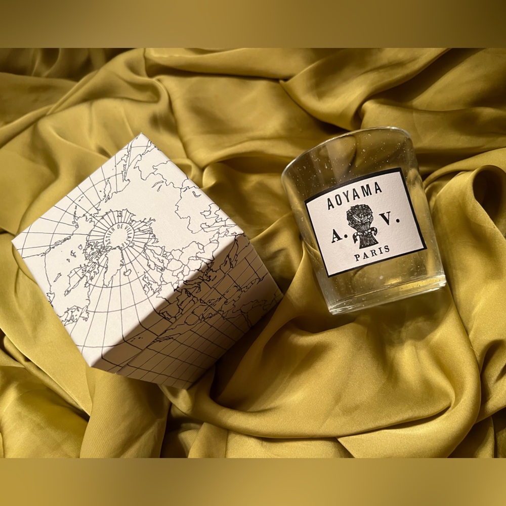 Empty ASTIER DE VILLATTE Hand Blown Glass with Box & Art